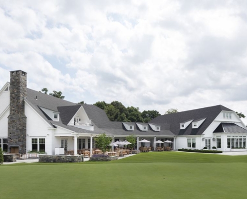 Outdoor view of the clubhouse