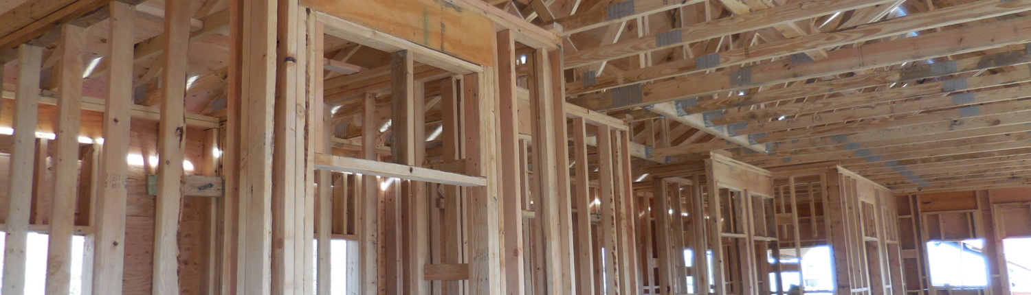 Framing of the new addition